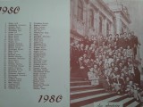 Reproducere 1980 promoția 1950 Institutul Politehnic Facultatea Constructii Iași