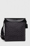 Coach borseta de piele culoarea negru