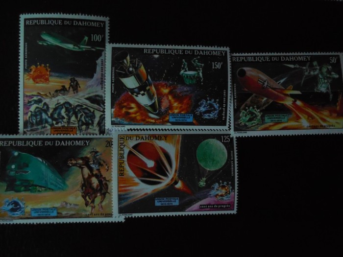 DAHOMEY-UPU-SERIE COMPLETA -NESTAMPILATE