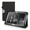 Husa Kwmobile Piele Eco Neagra pentru Acer Iconia One 10 B3-A30, Book Cover, Functie Stand, 10 inch