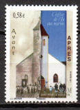 St. Pierre &amp;Miquelon 2011, Biserica, serie neuzata, MNH, Nestampilat