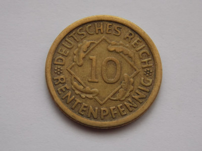 10 RENTENPFENNIG 1924-A GERMANIA foto