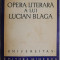 Opera literara a lui Lucian Blaga &ndash; George Gana