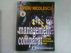 MANAGEMENT COMPARAT - OVIDIU NICOLESCU foto