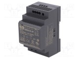Alimentator pulsatoriu MEAN WELL 60W 48VDC pentru şină DIN