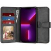 Husa pentru Apple iPhone 13 Pro, Techsuit, Diary Book, Neagra