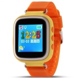 Cumpara ieftin Ceas Smartwatch cu GPS Copii iUni Kid90, Telefon incorporat, Buton SOS, Bluetooth, LCD 1.44 Inch, Portocaliu