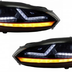 Faruri Osram LED VW Golf 6 VI (2008-2012) GTI Rosu LEDriving Semnal Dinamic Performance AutoTuning