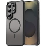 Husa Matte MagSafe pentru Samsung Galaxy S26 Ultra, protectie completa, contur Negru