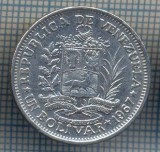 AX 1190 MONEDA - VENEZUELA - 1 BOLIVAR -ANUL 1967 -STAREA CARE SE VEDE, America Centrala si de Sud