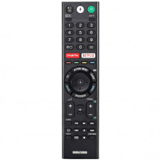 Telecomanda pentru Smart TV Sony RMF-TX200P, Universal, x-remote, Functia vocala, Netflix, Google Play, Negru