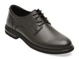 Pantofi eleganti OTTER negri, E1801, din piele naturala