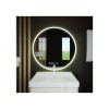 Oglinda LED touch cu sistem dezaburire si ceas 60x60cm AT1CT-IM1P-RS1S-D030/6