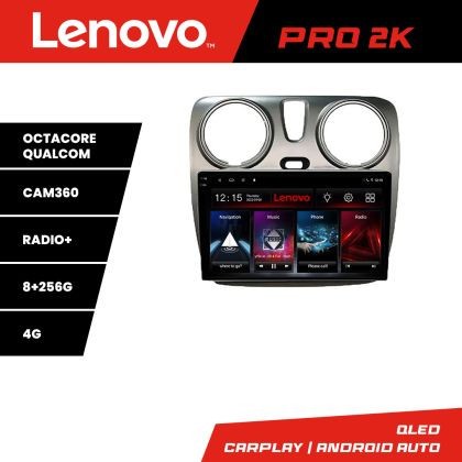 Navigatie Dacia Dokker Android radio bluetooth internet 8 core QLED 2K 8+256 360 RAM Lenovo CarStore Technology