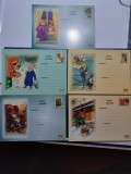 Romania - Carti Postale - Sarbatori de iarna - set 5 buc.