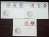 FDC ROMANIA - MEDALII OLIMPICE - 30.11.1964 - SERIE COMPLETA, Romania de la 1950, Sport