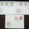 FDC ROMANIA - MEDALII OLIMPICE - 30.11.1964 - SERIE COMPLETA