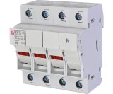 Separator cu fuzibil 3P+N led 32A 10X38mm Eti 002540015