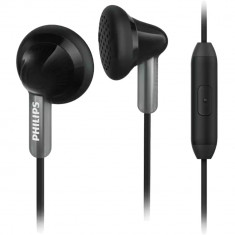 Casti Audio Cu Fir In Ear, Microfon, Buton Control, Mufa Jack 3.5 mm, Negru foto