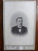 FOTOGRAFIE VECHE DE CABINET - BUCURESCI - ATEL. FOTO. W. OPPELT - INCEPUT 1900