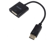 Adaptor DisplayPort la DVI-I 0.2m Negru