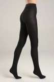 Ciorap gros din v&acirc;scoză cu cashmir, Cashmere 250 Den - Nero, 4-L Standard, Conte Elegant