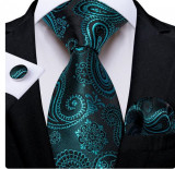 Set cravata + batista + butoni - matase -- model 766