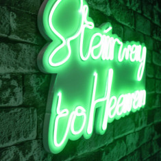 Decoratiune luminoasa LED, Stairway to Heaven, Benzi flexibile de neon, DC 12 V, Verde