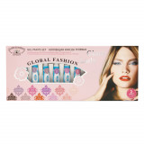 Cumpara ieftin Set 10 Gel Vopsea in Tub, Glam Lady, Global Fashion, 5g, Multicolor