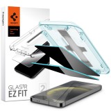 Cumpara ieftin Folie pentru Samsung Galaxy S24 (set 2), Spigen Glas.tR EZ FIT, Privacy