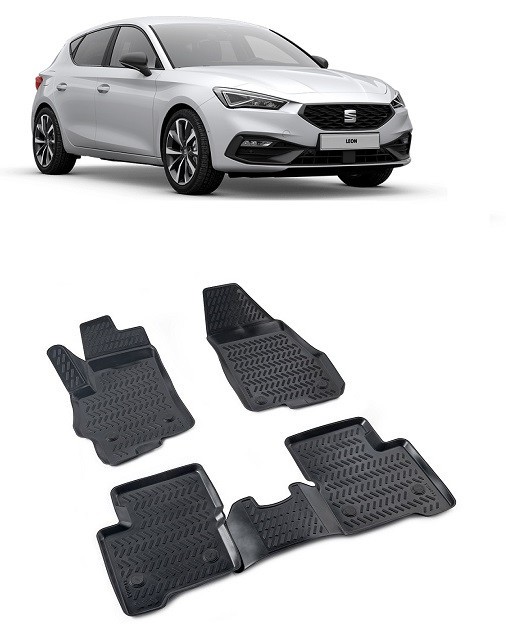 Covorase auto cauciuc SEAT Leon IV Manual (2020 - 2022)