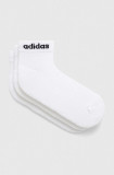 adidas șosete 3-pack culoarea alb HT3457