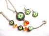 Set bijuterii cu mandala , set bijuterii femei 33009
