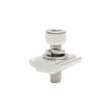 Set piulita cu bolt M8x24 mm pentru prindere panou solar, sistem B