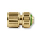 Conector furtun alamă 3/4" cu oprire apă