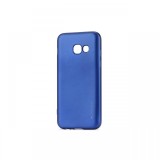 Husa Samsung Galaxy A3 (2017) Meleovo Silicon Soft Slim Blue (aspect mat)