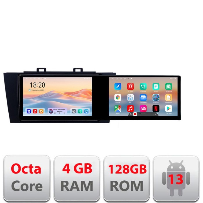 Navigatie Subaru Outback 2014-2019 sau Subaru XV 2017-2018 Kit-OUTBACK5 Edotec 2 ecrane 8 core 4+128 21.6 inch Incell android Wifi 5Ghz gps internet C