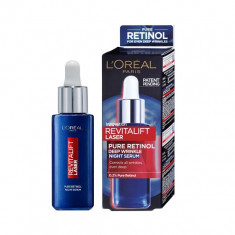 Ser antirid de noapte, Loreal, Revitalift Laser, Pure Retinol, 30 ml foto