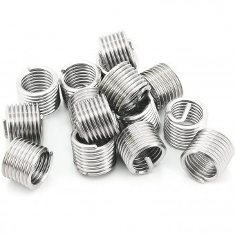 Set 15 insertii spiralate pentru reparat filete M10X1.5, Yato YT-1767 foto