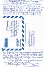 Scrisoare, expediata de Principesa Ileana a Romaniei, 1962