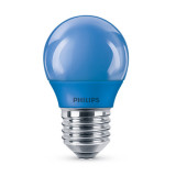 Bec LED Philips colorat P45 3.1 25W BL Albastru E27