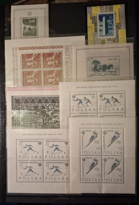 Colectie Polonia - colite si minicoli MNH - foarte rar