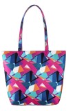 Cumpara ieftin Geanta de dama casual Jurlea, 36 x 30 x 4 cm, textil, matase, multicolor, Medie