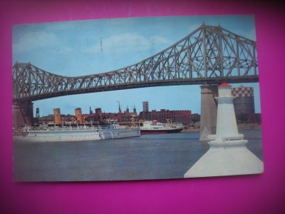 HOPCT 7446 PODUL JACQUES CARTIER MONTREAL -QUEBEC-STAMPILOGRAFIE-CANADA-AMERICA DE NORD -CIRCULATA foto