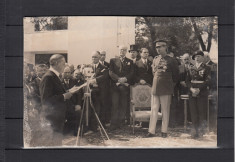 CASA REGALA ROMANA REGELE CAROL AL II-LEA SI MIHAI I FOTOGRAFIE 16,5X11,5 CM. foto