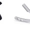 Set profesional pieptene / sablon contur barba &amp; mustata + Brici profesional pentru barbierit si ras capilar, brici din otel inoxidabil, MyStyle PRO