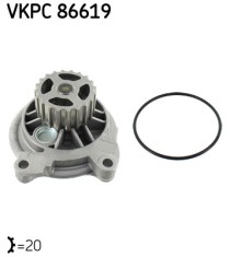 SKF VKPC 86619 Pompă de apă, răcire motor foto