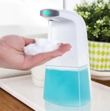 Dozator Sapun Spuma, Senzor Miscare, LED, 250ml, Incarcare USB, Design Modern