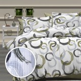 Lenjerie de pat creponata 100% bumbac (crep47)