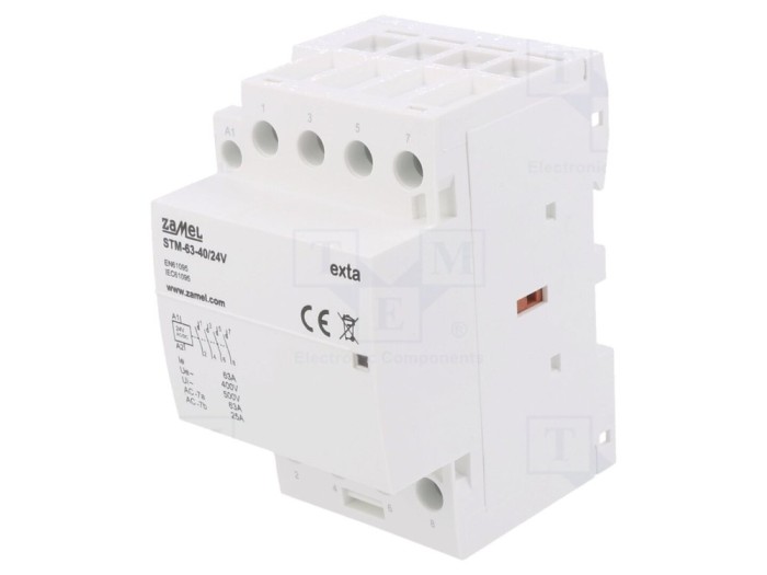 Contactor 4P 63A 24V NO